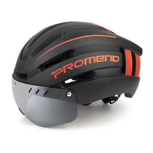Light Rechargeable Integrally-molded Mountain Cycling Helmet