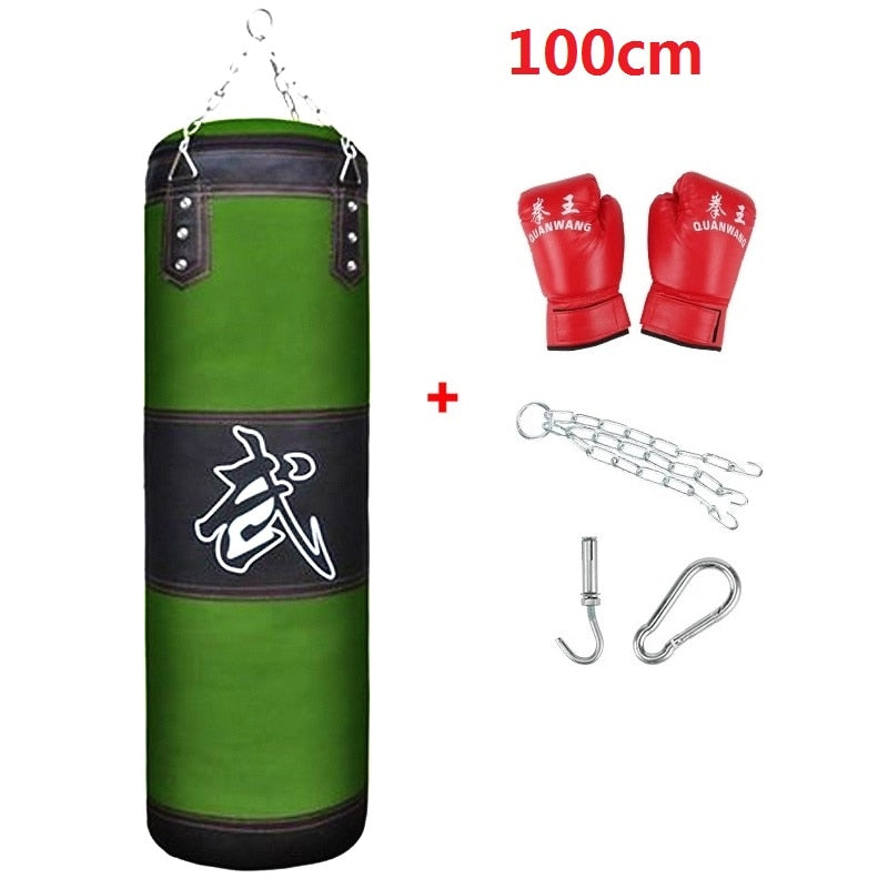 Adult Kid Empty Boxing Sand Bag Hanging Kick Sandbag