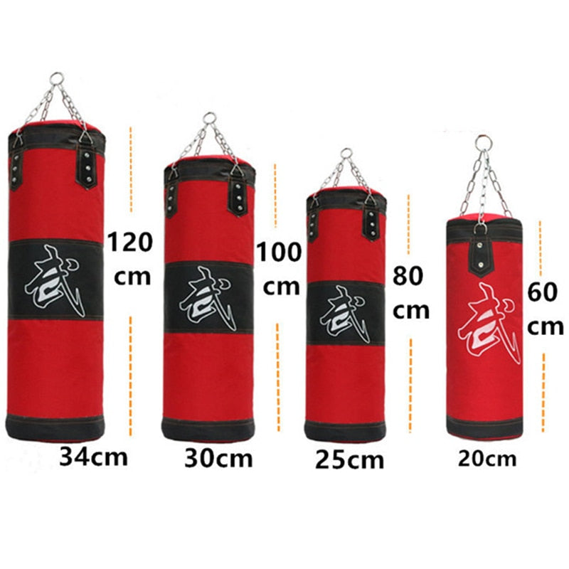 Adult Kid Empty Boxing Sand Bag Hanging Kick Sandbag