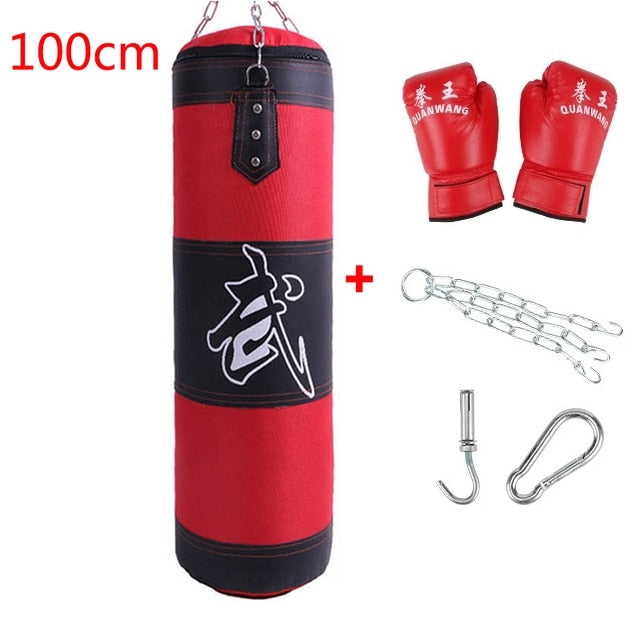 Adult Kid Empty Boxing Sand Bag Hanging Kick Sandbag