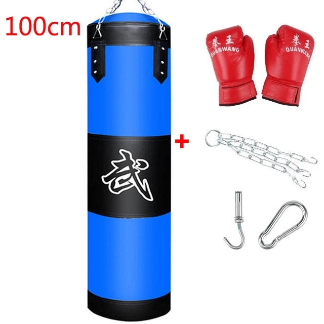 Adult Kid Empty Boxing Sand Bag Hanging Kick Sandbag