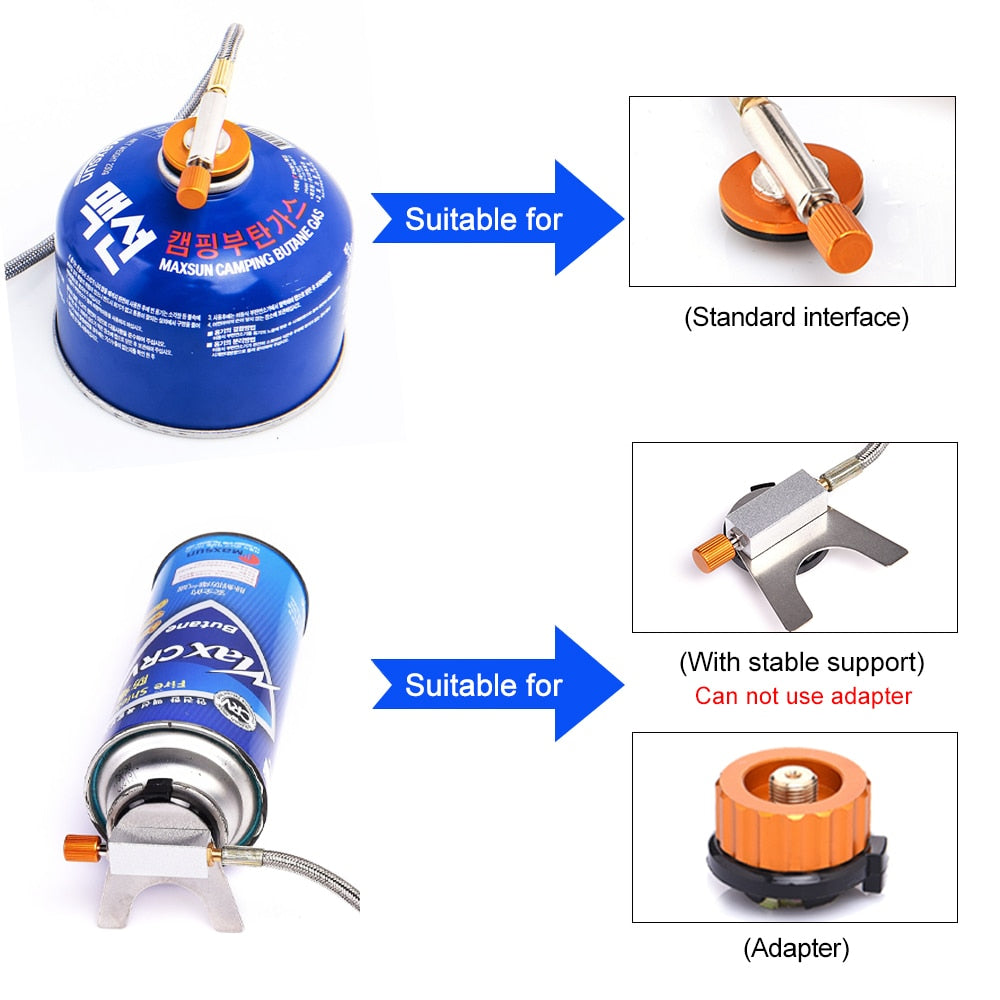 Camping Gas Stove Outdoor Tourist Burner Strong Fire Heater Tourism Cooker for Survival