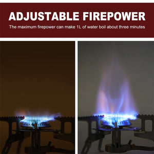 Camping Gas Stove Outdoor Tourist Burner Strong Fire Heater Tourism Cooker for Survival