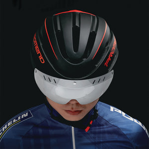 Light Rechargeable Integrally-molded Mountain Cycling Helmet