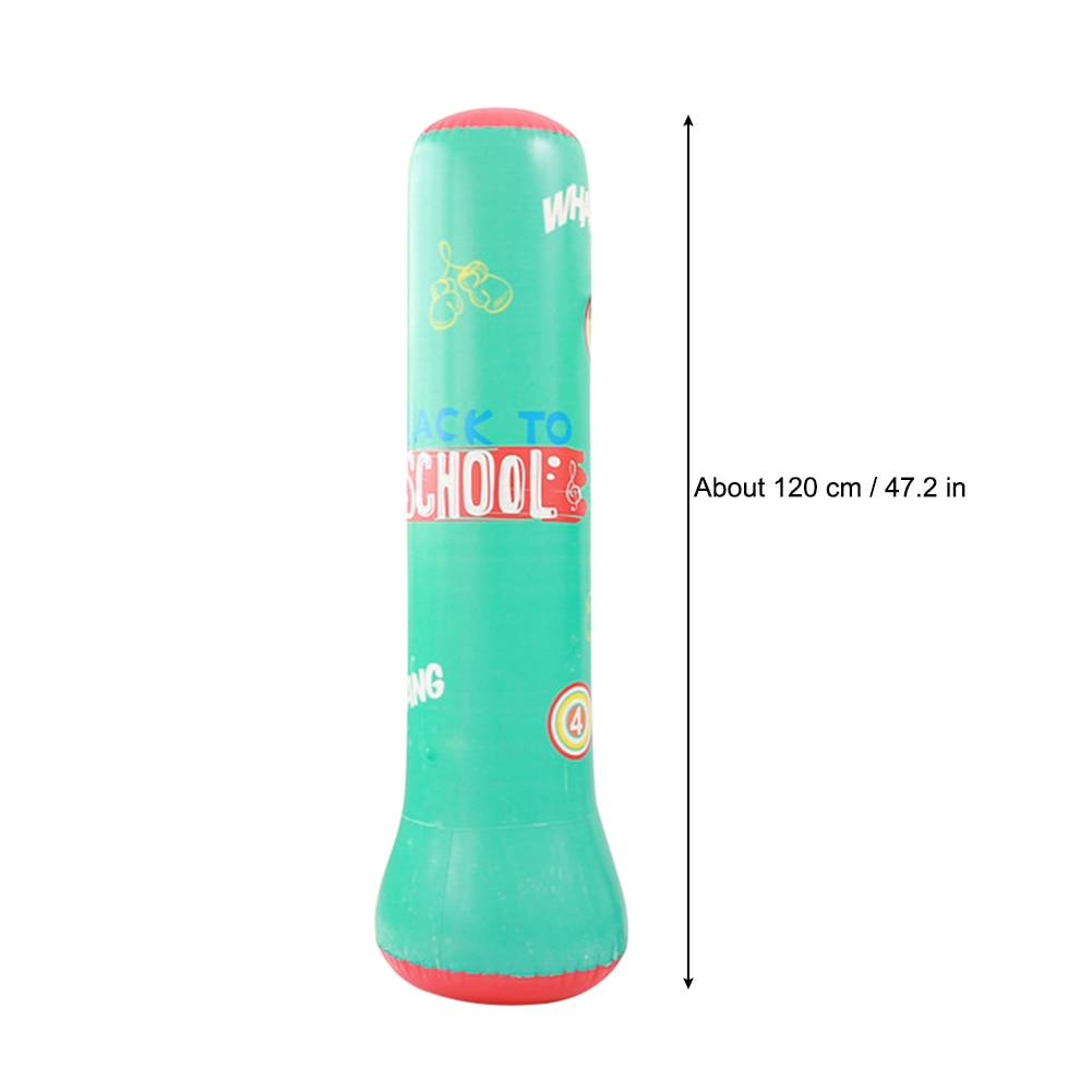 160cm Boxing Punching Bag Inflatable Free-Stand Tumbler Thai Kickboxing Bag