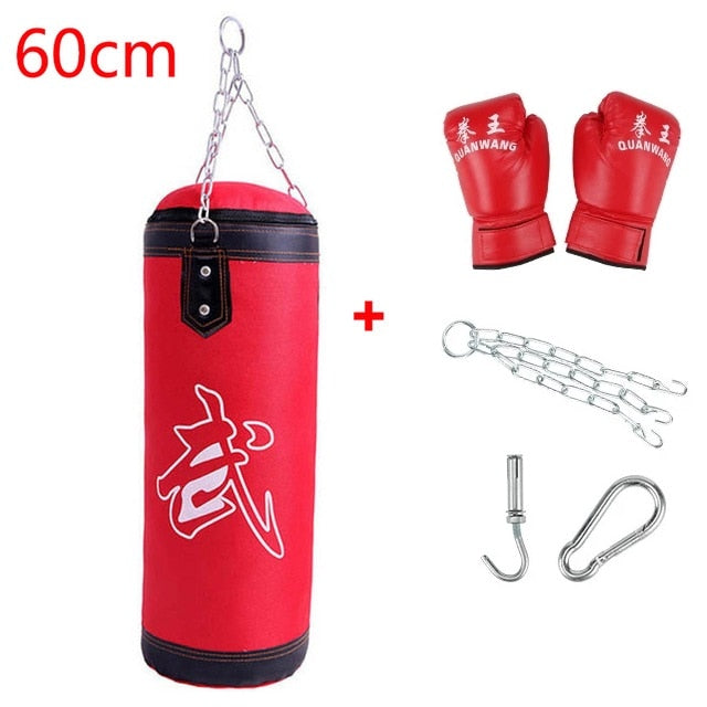 Adult Kid Empty Boxing Sand Bag Hanging Kick Sandbag
