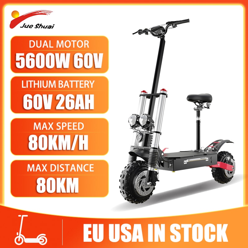 Dual Motor Folding Electric Scooters For Adults
