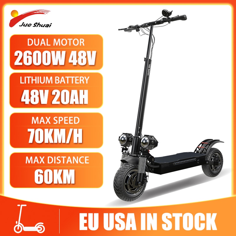 Dual Motor Folding Electric Scooters For Adults