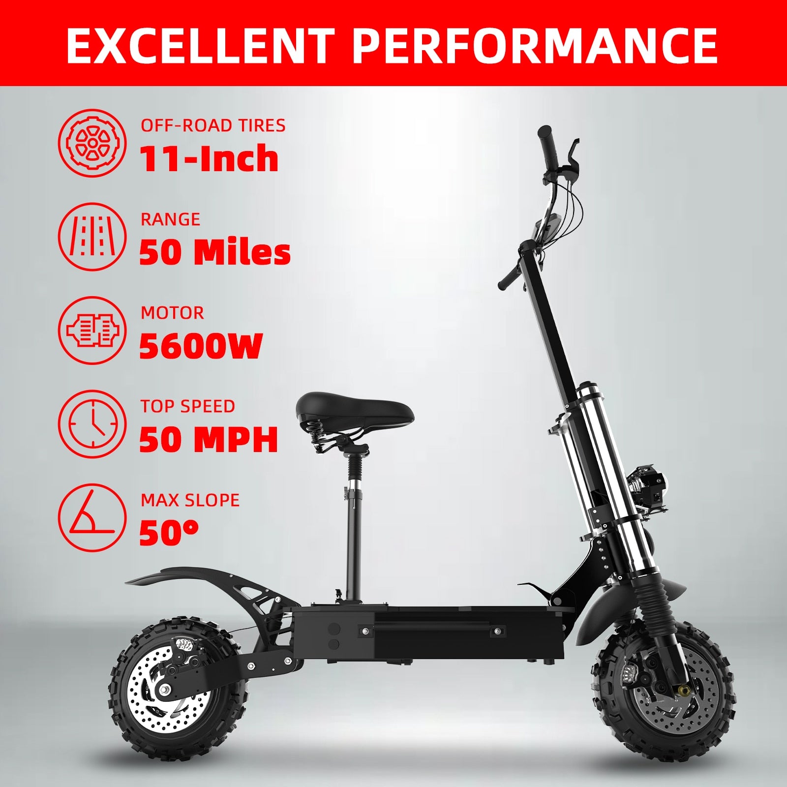 Dual Motor Folding Electric Scooters For Adults