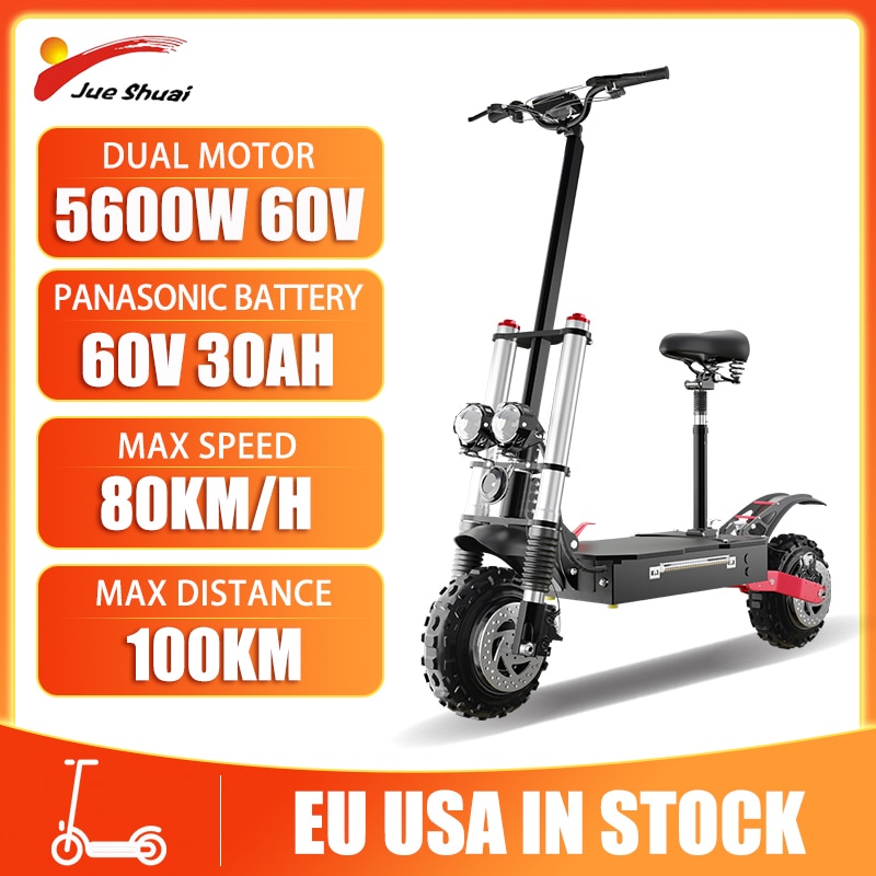 Dual Motor Folding Electric Scooters For Adults