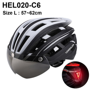 LED Light Helmet Road Mountain Bike Helmet For Man And Women