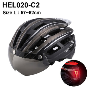 LED Light Helmet Road Mountain Bike Helmet For Man And Women