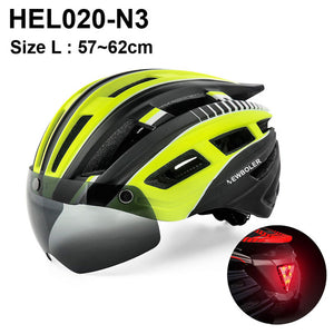 LED Light Helmet Road Mountain Bike Helmet For Man And Women