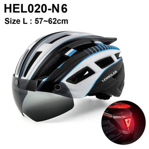 LED Light Helmet Road Mountain Bike Helmet For Man And Women