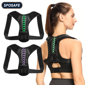 Adjustable Clavicle Spine Back Shoulder Lumbar Men Women Posture Correction Belt